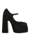Casadei Woman Pumps Black Size 6.5 Soft Leather In Black