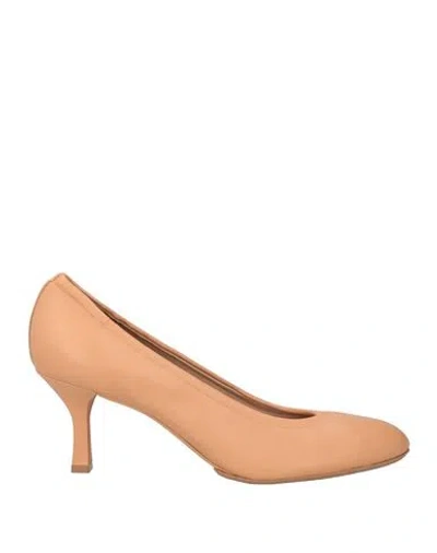 Casadei Woman Pumps Blush Size 11 Leather In Pink