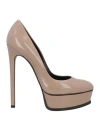 Casadei Woman Pumps Light Brown Size 8 Leather In Neutral