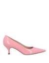 Casadei Woman Pumps Pink Size 11 Leather