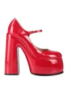 Casadei Woman Pumps Red Size 6 Soft Leather