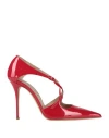 Casadei Woman Pumps Red Size 7.5 Leather In Red
