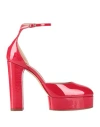 Casadei Woman Pumps Red Size 8 Leather