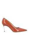 Casadei Woman Pumps Tan Size 8 Leather In Brown
