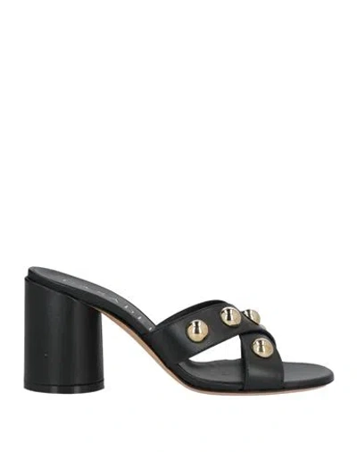 Casadei Woman Sandals Black Size 7 Leather