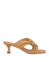 Casadei 50mm Dama Sandals In Beige