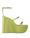 Casadei With Heel Green In Green