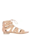 Casadei Woman Sandals Sand Size 8 Leather In Beige
