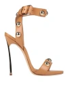 Casadei Woman Sandals Tan Size 8 Leather In Brown