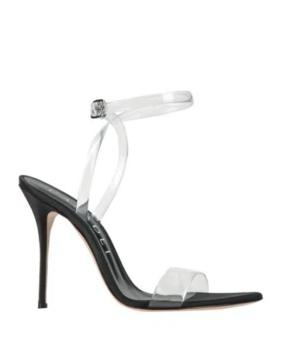 Casadei Woman Sandals Transparent Size 8 Pvc - Polyvinyl Chloride