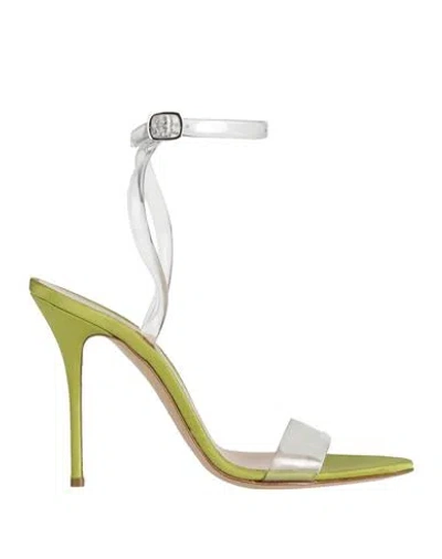Casadei Woman Sandals Transparent Size 8 Pvc - Polyvinyl Chloride