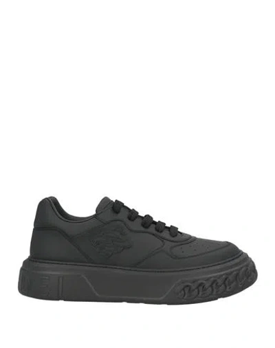 Casadei Woman Sneakers Black Size 8 Leather