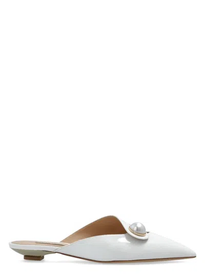 CASADEI WOMEN'S BLADE LEATHER BALLETS SANDAL