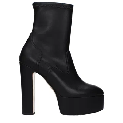 Casadei Women's Boots Eco Leather Black