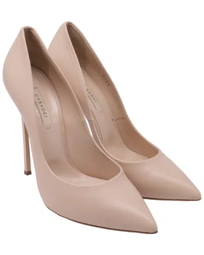 Pre-owned Casadei Women's Leather Blade Heel Pump (authentic Pre-loved)