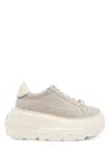 Casadei Platform Sneakers With Textured Upper In Multi