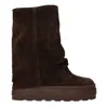 Casadei Suede Platform Boot In Multi