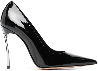 Casadei Women's Superblade 100mm Pointed Toe Pumps In Black