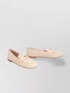 Casadei Woven Round Toe Flat Sole Loafers