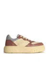 Casadei 'multicolor Leather Sneakers' Off Road In Multicolour