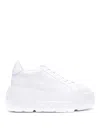 Casadei Women's Nexus Net Salento Sneakers In Blanco