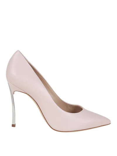 Casadei Leather Pumps In Light Grey