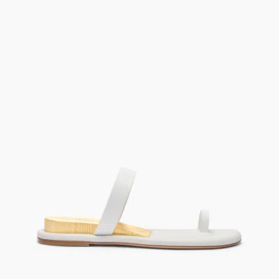 Casadei Zeppa Blade Sandals - Woman Flats And Loafers White 38