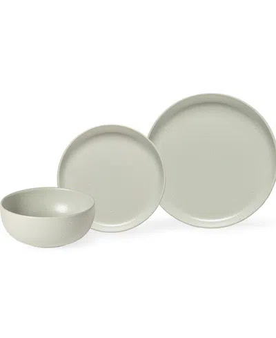 Casafina By Costa Nova Pacifica 12 Pc. Dinnerware Set, Service For 4 In Gray