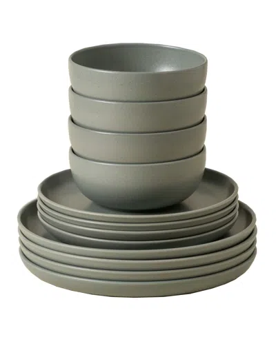 Casafina By Costa Nova Pacifica 12 Pc. Dinnerware Set, Service For 4 In Green