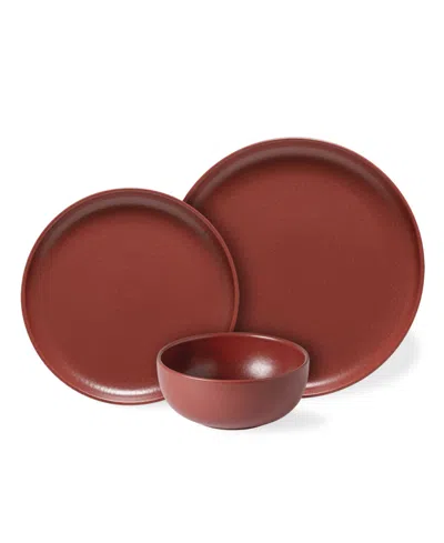 Casafina By Costa Nova Pacifica 12 Pc. Dinnerware Set, Service For 4 In Red
