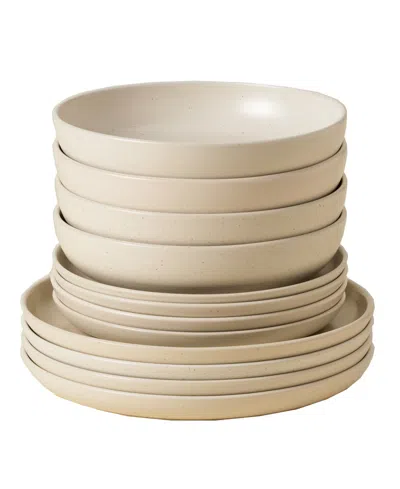 Casafina By Costa Nova Pacifica 12 Pc. Dinnerware Set, Service For 4 In White