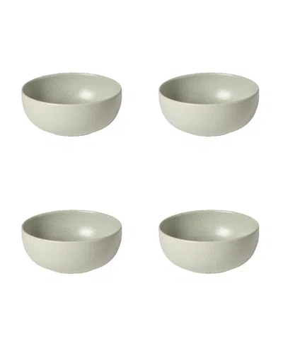 Casafina By Costa Nova Pacifica Dinnerware Cereal Bowls, Set Of 4 In Gray