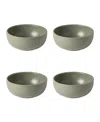 Casafina By Costa Nova Pacifica Dinnerware Cereal Bowls, Set Of 4 In Green