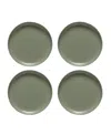 Casafina By Costa Nova Pacifica Dinnerware Dinner Plate, Set Of 4 In Green
