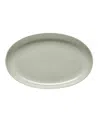 Casafina By Costa Nova Pacifica Oval Platter 16" In Gray