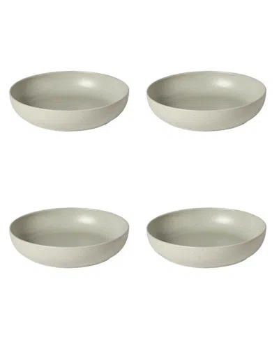Casafina By Costa Nova Pacifica Serveware Pasta Bowl, Set Of 4, 33 oz In Gray