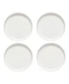 Casafina Pacifica Dinnerware Salad Plates, Set Of 4 In Salt