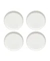 Casafina Pacifica Dinnerware Salad Plates, Set Of 4 In Salt