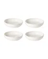 Casafina Pacifica Serveware Pasta Bowl, Set Of 4, 33 oz In Salt