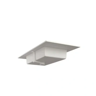 Casainc 18.9'' Matt White Rectangular Bathroom Sink