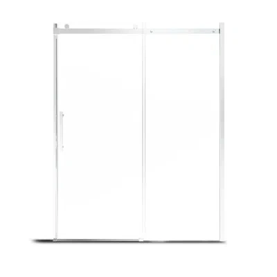 Casainc 60" W X 76" H Single Sliding Frameless Shower Door In Chrome