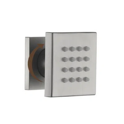 Casainc Body Jet In Matte Black (1 Pcs) In Brushed Nickel