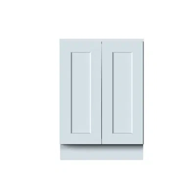 Casainc D24"x H34.5" Kitchen Base Cabinet With 2 Doors In Painted;dove Grey;gris Colombe