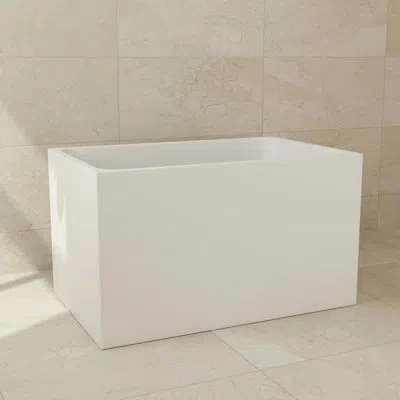 Casainc Glendale  43'' Rectangle Freestanding Soaking Acrylic Bathtub In White