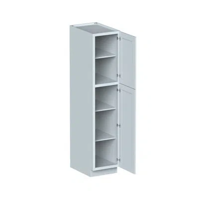 Casainc Kitchen Tall Pantry Cabinet In Painted;dove Grey;gris Colombe