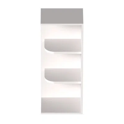 Casainc Ready-to-assemble W12"x D9"x H30" Kitchen Wall Shelves In Painted;shaker Blanc;white Shaker