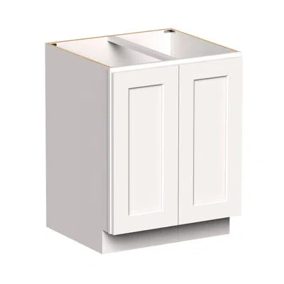 Casainc Ready-to-assemble W24"x D24"x H34.5" Kitchen Full Height Door Base Cabinet In Painted;white Shaker