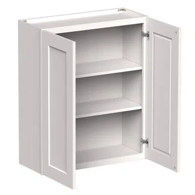 Casainc Ready-to-assemble W30"x D12"x H36" Kitchen Standard Wall Cabinet In Painted;white Shaker;shaker Blanc