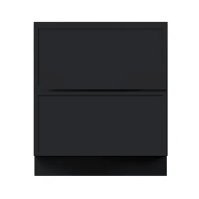 Casainc Ready-to-assemble W30"x D24"x H34.5" Kitchen Drawer Base Cabinet In Painted;black