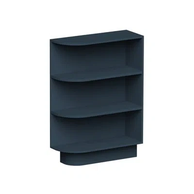 Casainc Ready-to-assemble W9"x D24"x H34.5" Kitchen Specialty Open Base Cabinet Base End Shelf In Painted;navy Blue;bleu Marine